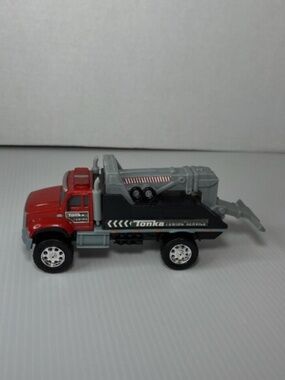 Tonka Toughest Minis Towing Truck With Sounds And Lights Red Black 2016 WORKS